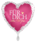 Preview: Folienballon - Für dich von Herzen - ø 43cm
